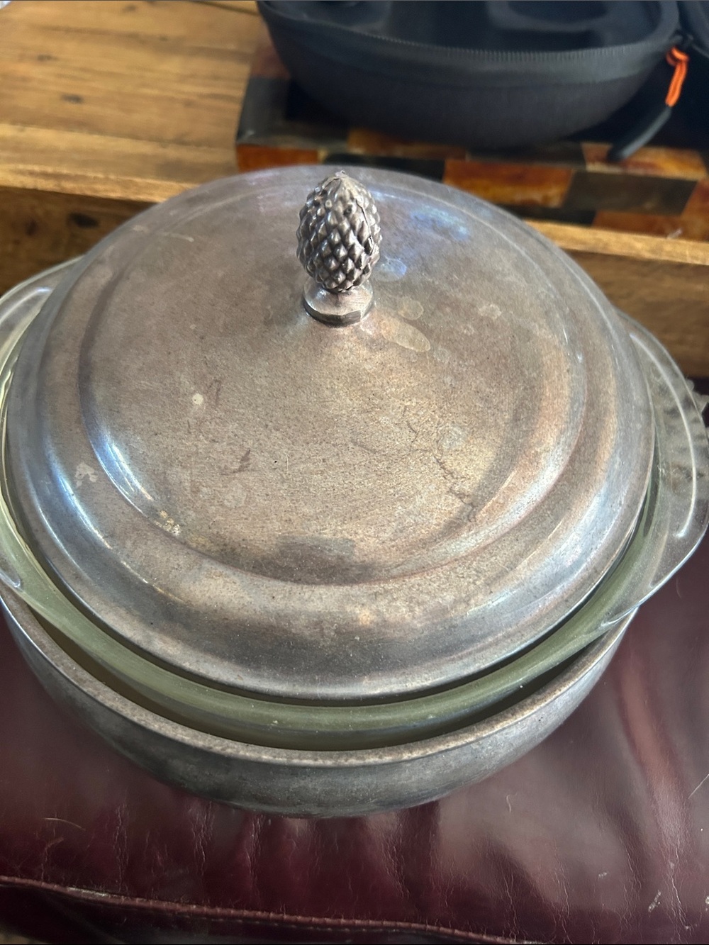 Sheffield Silver Co. ~ Covered Casserole ~ Made is U.S.A.
- Silver